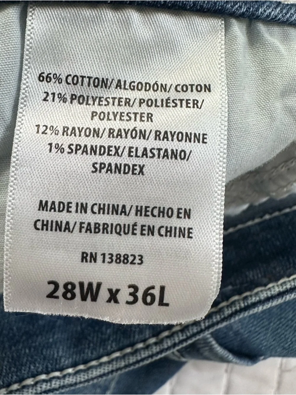 Shyanne Medium Wash Blue Flare  Ripped Style Jeans Stretchy Comfortable W28X36L - Picture 14 of 16